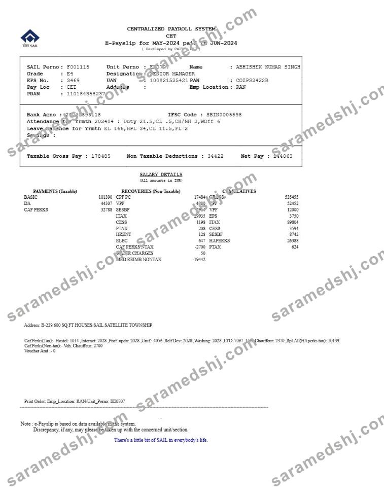 Centralized Payroll System payslip template in Word and PDF formats.pdf, 1